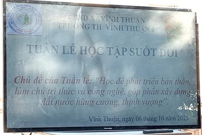 TUẦN LỄ HỌC TẬP SUỐT ĐỜI NĂM HỌC 2025-2026